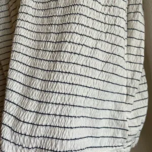 American Eagle Cream Top w/ Blue Stripes - M thumbnail 5