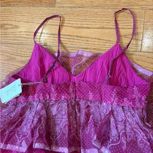 Anthropologie Let Me Be Tiered Midi Dress NWT M Romantic Wedding Guest Fairycore thumbnail 6
