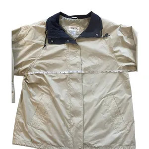 Vintage‎ Talbots Womens khaki Rain Coat size large thumbnail 4