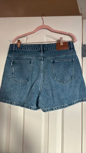 Princess Polly Denim Shorts High-Waisted thumbnail 2