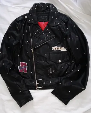 CiSono Designer Faux Leather Jacket thumbnail 1