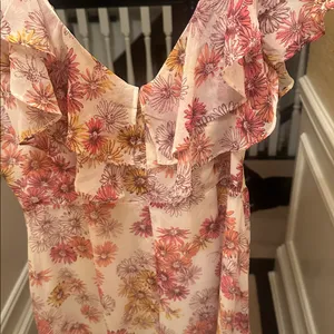 Wayf Floral Tiered Midi Dress flounce Large midi nwot flattering thumbnail 9