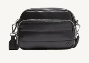 Lululemon Everywhere Crossbody 2L Wunder Puff Black Quilted Bag NWT Unisex thumbnail 1