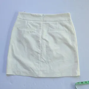 Zara -1929 NWT White Mini Skirt‎ Women's Medium thumbnail 2