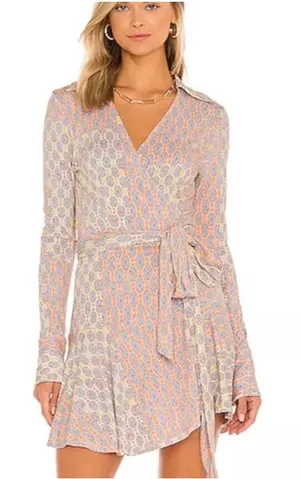 Free People Rhetta Wrap Dress thumbnail 1