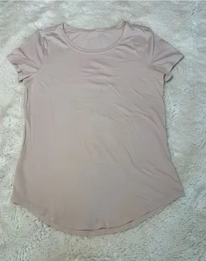 lululemon Powder Pink Short Sleeve Tee thumbnail 1