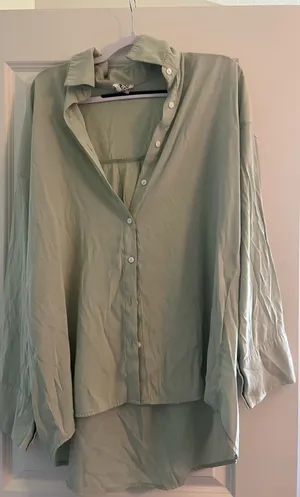 Princess Polly Oversized Button Down Top thumbnail 1