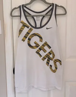 NIKE Mizzou Tigers Loose Fit Razor Back Tigers Tank Top thumbnail 1