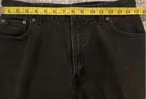 Vintage Levi’s 550 Women’s Black Jeans 100% Cotton Made in the USA thumbnail 4