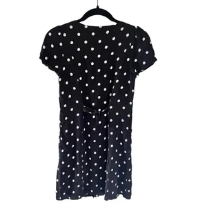 Urban Outfitters Lola Polka Dot Button Down Mini Dress thumbnail 4