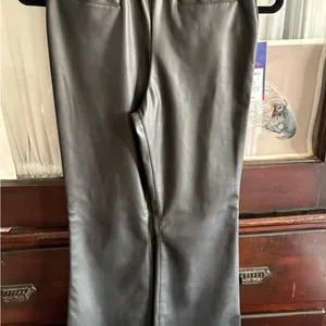 Limited Too Black Faux-Leather flare pants thumbnail 4