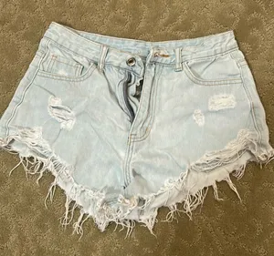 Jean Shorts Shein Blue thumbnail 1