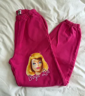 Boys lie Ken you not Barbie sweatpants pink thumbnail 1