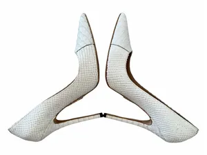 House of CB White Python Pointy Pumps Women’s 39 / 8.5 thumbnail 4