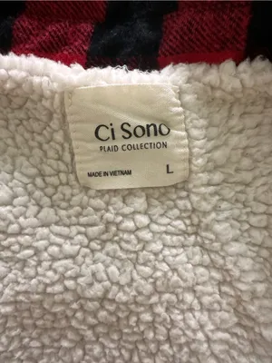 Ci Sono Red and Black Buffalo Plaid Flannel Jacket thumbnail 2