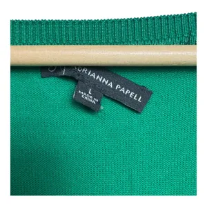 adrianna‎ Papell Green Pleated Sleeve V Neck Knit Top Blouse - L thumbnail 5