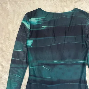 REMI x REVOLVE Nicole Dress Long Sleeve Mesh Midi Side Slit Sz S NWT New thumbnail 6