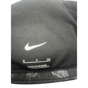 Nike Swim Tankini Top Womens Small Black Racerback Shelf Bra Athletic Swimwear thumbnail 3
