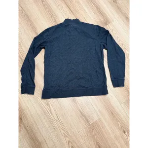 Tommy Bahama Gray Heather Quarter Zip Pullover Sweater Women Large Long‎ Sleeve thumbnail 2