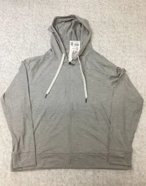 Members Mark‎ Favorite Soft Full Zip Hoodie Gray XL Womens 4 Way Stretch NWT thumbnail 1