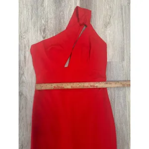 Revolve x Katie May Edgy Dress Red One Shoulder Cutout Maxi Gown‎ Dress Medium thumbnail 7