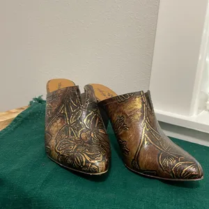 Patricia Nash Mules/clogs Ruffina Bronze Florals thumbnail 4