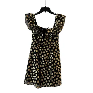 For Love & Lemons Lottie Ruffle Mini Dress Polka Dot size XS New thumbnail 4