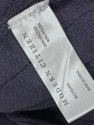 Modern Citizen Chan Ottoman-Knit Navy Blue Dress size Large thumbnail 14