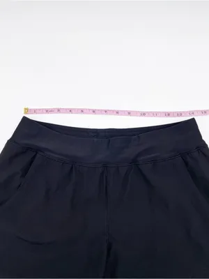Lands' End Women's Comfort Waist 5" Swim Shorts with Panty Size 6 Petite Black thumbnail 8