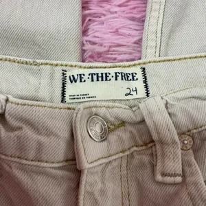 We The Free People Tinsley Baggy Cream‎ Carpenter Jeans Wide Leg Utility Pocket thumbnail 4