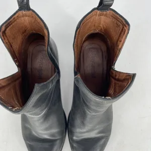 Jeffrey Campbell Oriley Booties Black Leather Pull On Ankle Boots Womens 6 thumbnail 6