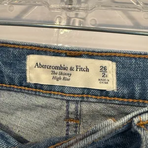 Abercrombie & Fitch‎ Light Blue Skinny High rise jeans thumbnail 3