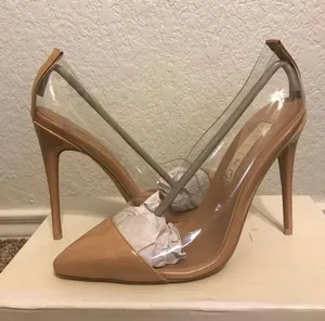 Beginning Boutique Nude Heels thumbnail 1