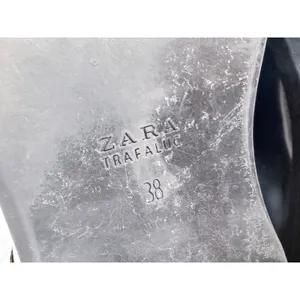 Zara Trafaluc Black‎ Leather Tassel Chelsea Ankle Boots 38 Preppy Coastal Rain thumbnail 4