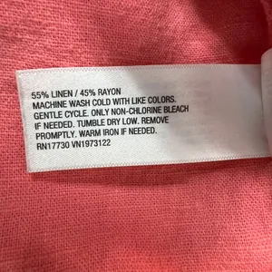 Universal Threads Linen Blend Romper Womens 14 Vacation Beachy Coastal Nautical thumbnail 11