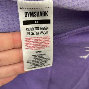 Gymshark Vital Seamless 2.0 Long Sleeve‎ Crop Top Bright Purple Marl size XL thumbnail 6