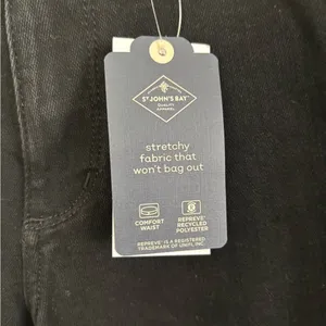 St. John's Bay Black Wide‎ Leg Jeans NEW thumbnail 4