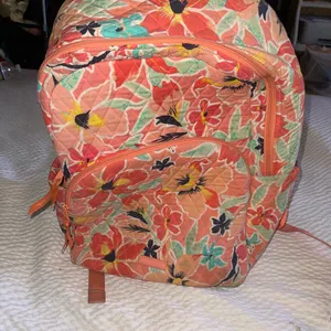 Vera Bradley Floral Cotton Quilted Women's Backpack AS IS thumbnail 14