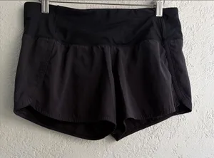 Lululemon Women’s Black Athletic Shorts - Comfortable Performance Short thumbnail 1