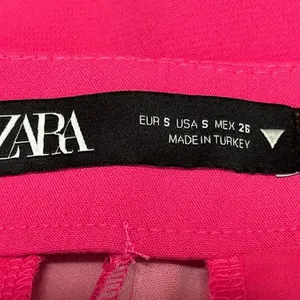Zara Pink Side Zip High Waisted Faux Wrap Mini Casual Shorts Skirt Skort Size S thumbnail 4