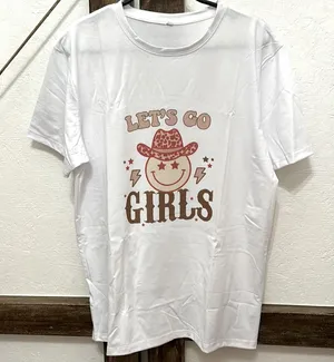 New let’s go girls graphic tee thumbnail 1