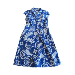 Boden Rowena Blue Shirt Dress Size: 8 thumbnail 2