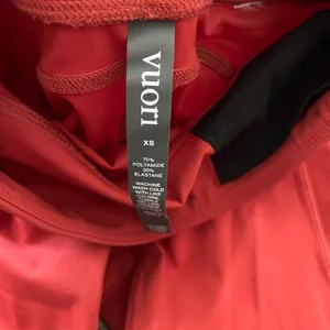 Vuori Stride Leggings XS Poppy Red‎ High Rise Athletic Yoga Workout Pants NWOT thumbnail 7