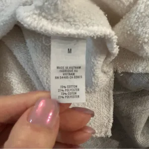 aerie White Sleeveless Sweatshirt Med thumbnail 7