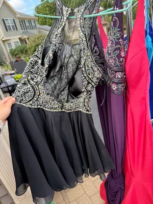 Splash Homecoming Dress Beaded thumbnail 2