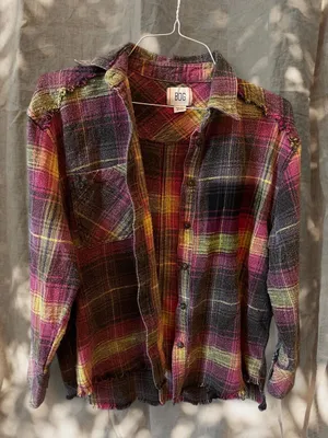 Urban Outfitters BDG Andy Washed Flannel Shirt thumbnail 5