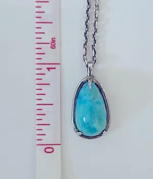 Silver Turquoise Pendant thumbnail 6