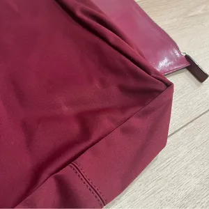 NWT Fendi Magenta Pink Leather Nylon Mini Shopper Tote with Change Purse thumbnail 3
