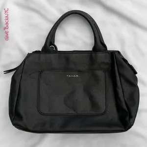 Tahari Satchel Handbag Black thumbnail 1