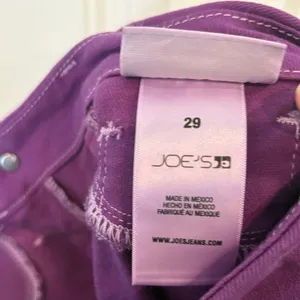 Joes Jeans Purple Flawless High Rise Honey Curvy Cropped Boot Jeans‎ Size 29 thumbnail 7